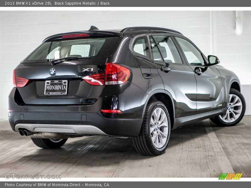 Black Sapphire Metallic / Black 2013 BMW X1 xDrive 28i