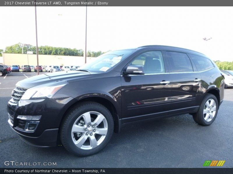 Tungsten Metallic / Ebony 2017 Chevrolet Traverse LT AWD