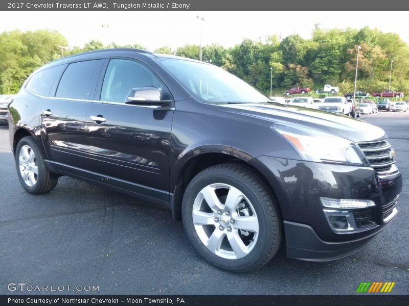 Tungsten Metallic / Ebony 2017 Chevrolet Traverse LT AWD