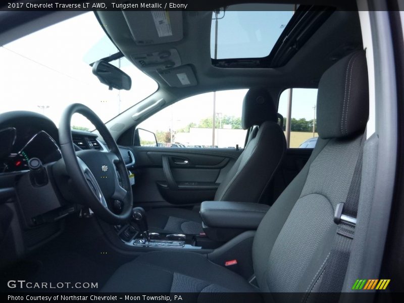 Tungsten Metallic / Ebony 2017 Chevrolet Traverse LT AWD
