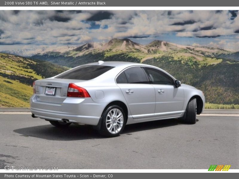 Silver Metallic / Anthracite Black 2008 Volvo S80 T6 AWD