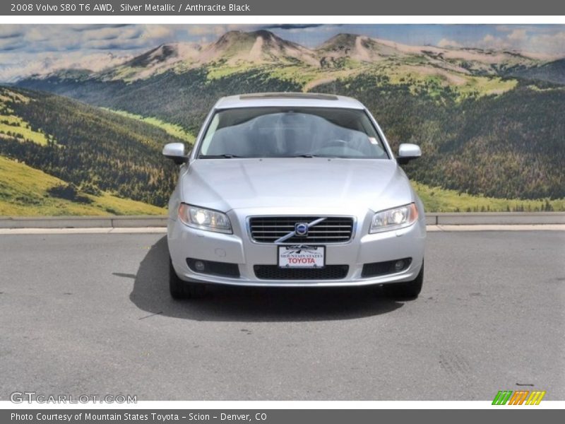 Silver Metallic / Anthracite Black 2008 Volvo S80 T6 AWD