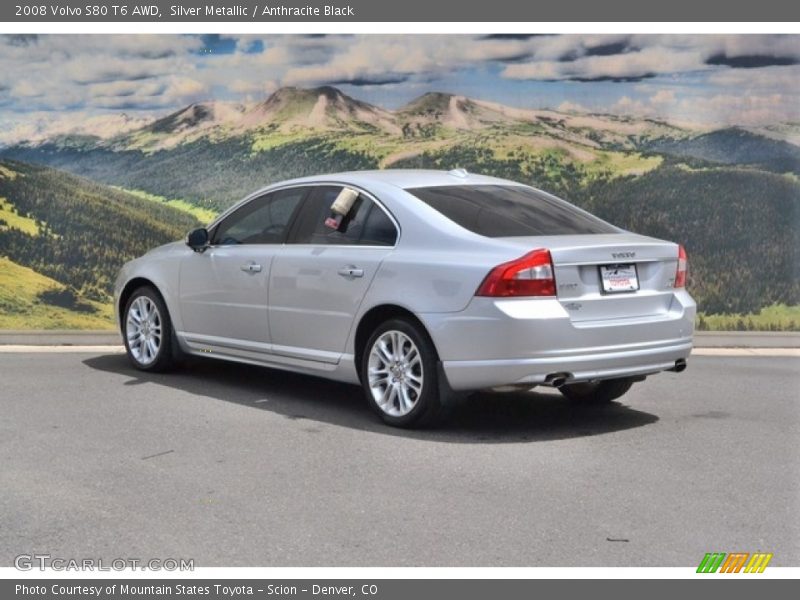 Silver Metallic / Anthracite Black 2008 Volvo S80 T6 AWD