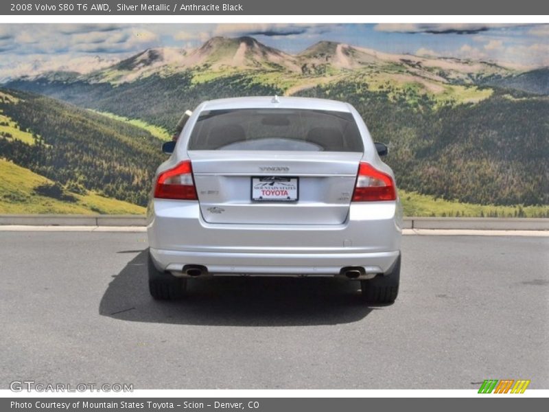 Silver Metallic / Anthracite Black 2008 Volvo S80 T6 AWD