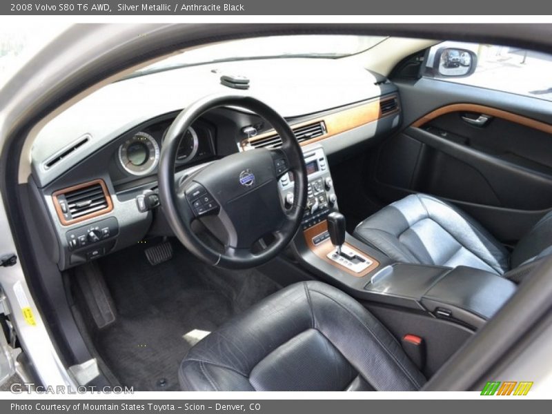 Silver Metallic / Anthracite Black 2008 Volvo S80 T6 AWD