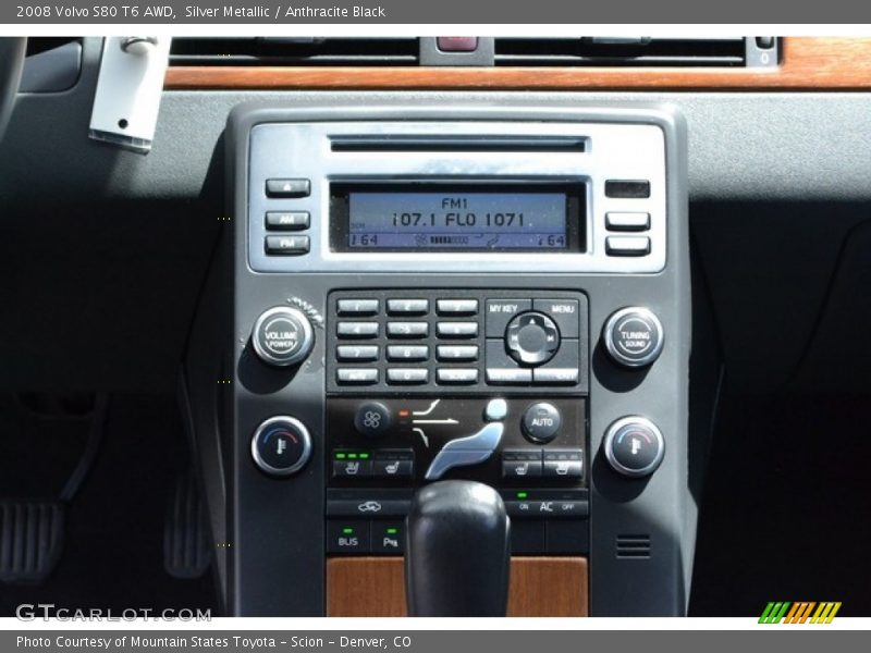 Silver Metallic / Anthracite Black 2008 Volvo S80 T6 AWD