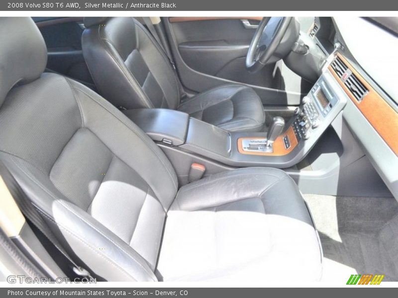Silver Metallic / Anthracite Black 2008 Volvo S80 T6 AWD
