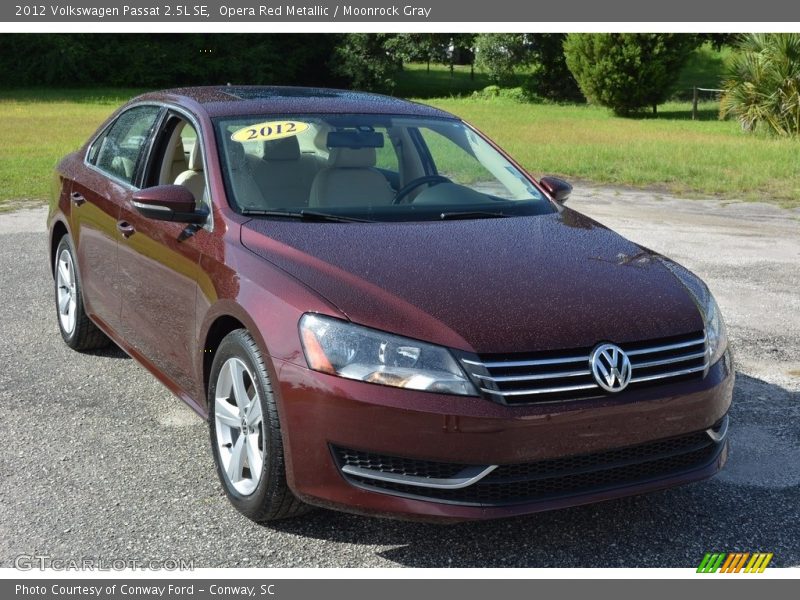 Opera Red Metallic / Moonrock Gray 2012 Volkswagen Passat 2.5L SE