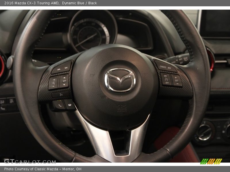 Dynamic Blue / Black 2016 Mazda CX-3 Touring AWD