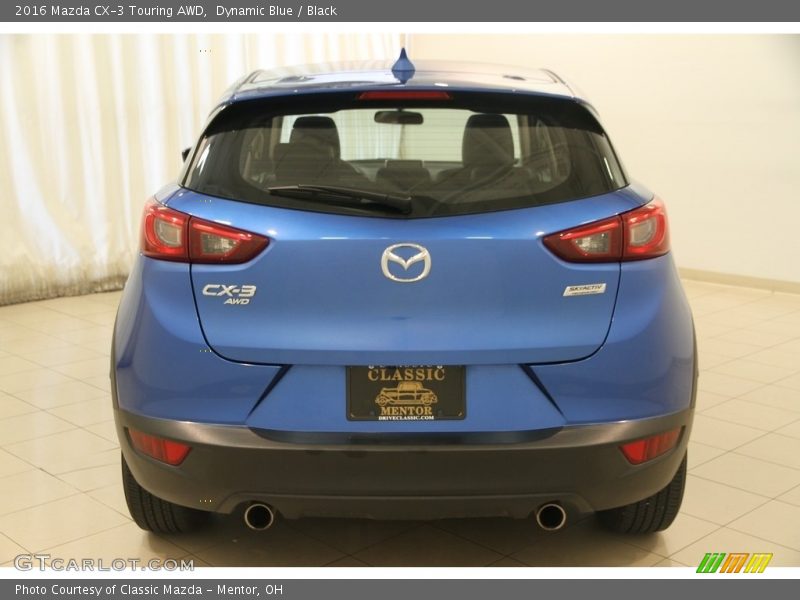 Dynamic Blue / Black 2016 Mazda CX-3 Touring AWD