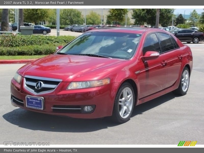 Moroccan Red Pearl / Parchment 2007 Acura TL 3.2