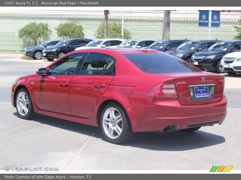 Moroccan Red Pearl / Parchment 2007 Acura TL 3.2