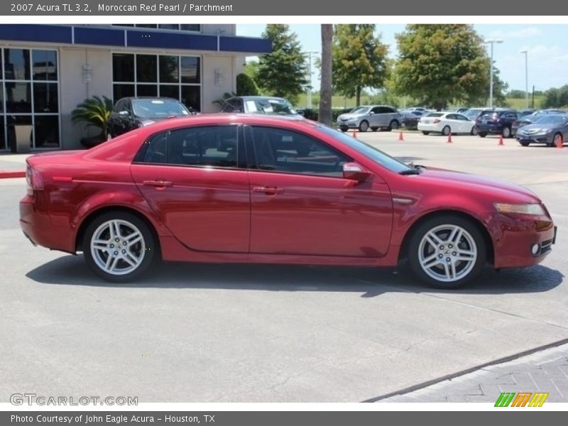 Moroccan Red Pearl / Parchment 2007 Acura TL 3.2