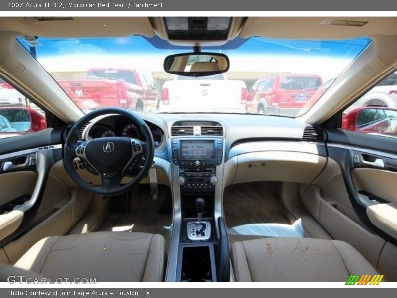 Moroccan Red Pearl / Parchment 2007 Acura TL 3.2