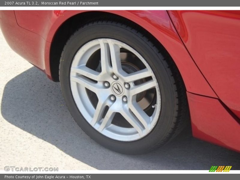 Moroccan Red Pearl / Parchment 2007 Acura TL 3.2