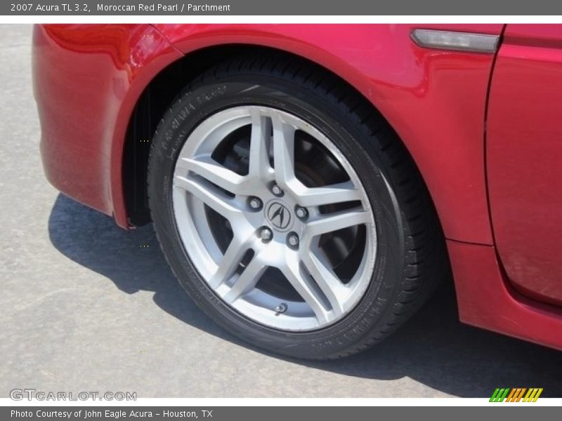 Moroccan Red Pearl / Parchment 2007 Acura TL 3.2