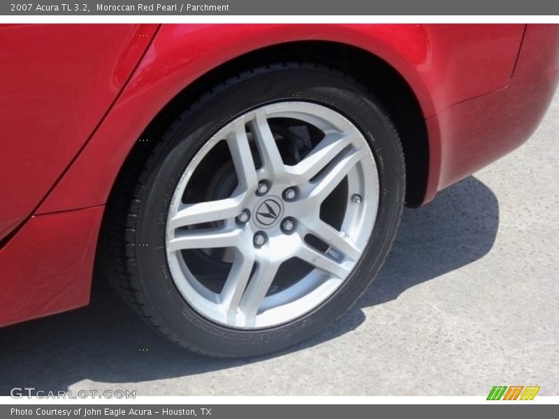 Moroccan Red Pearl / Parchment 2007 Acura TL 3.2