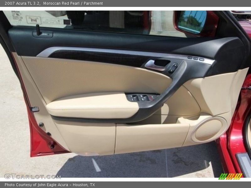Moroccan Red Pearl / Parchment 2007 Acura TL 3.2