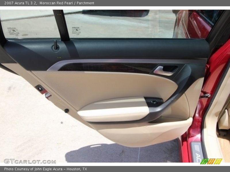 Moroccan Red Pearl / Parchment 2007 Acura TL 3.2