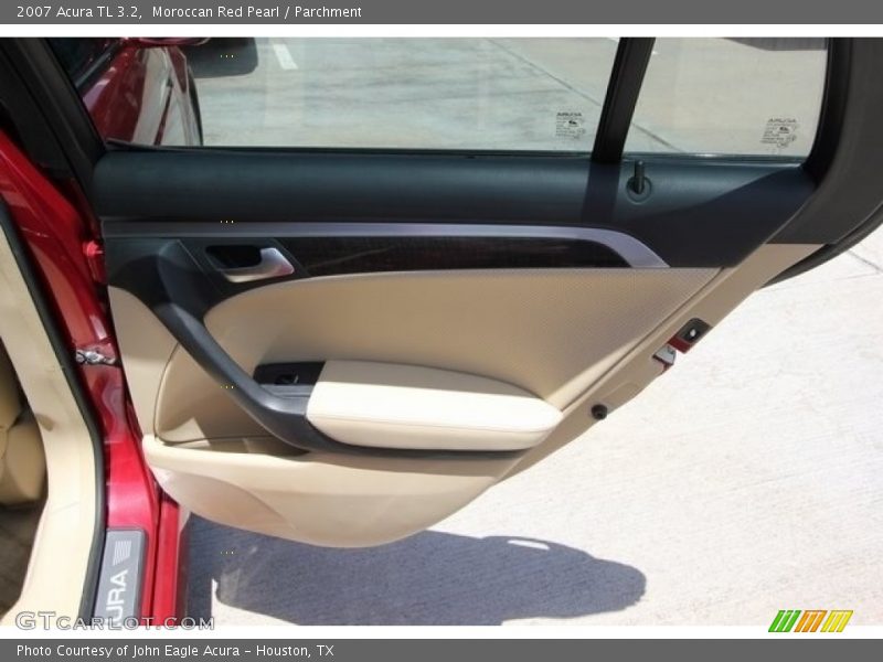 Moroccan Red Pearl / Parchment 2007 Acura TL 3.2