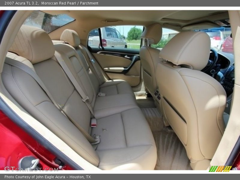 Moroccan Red Pearl / Parchment 2007 Acura TL 3.2