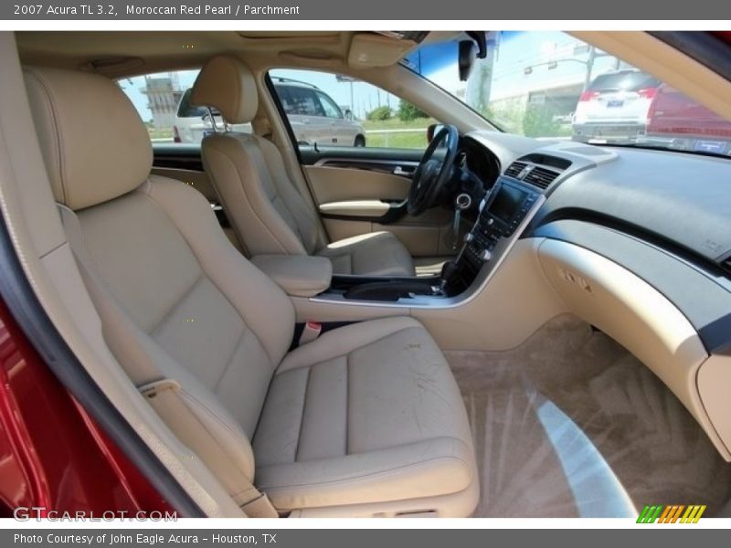 Moroccan Red Pearl / Parchment 2007 Acura TL 3.2
