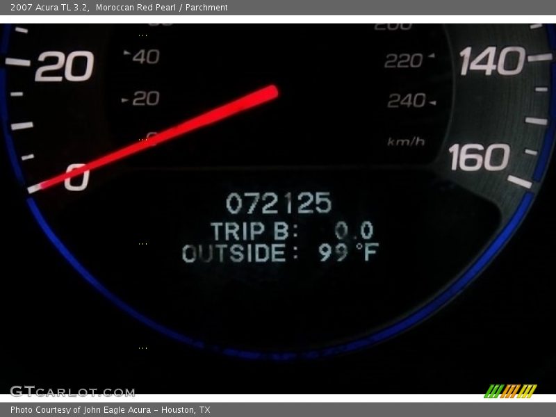 Moroccan Red Pearl / Parchment 2007 Acura TL 3.2
