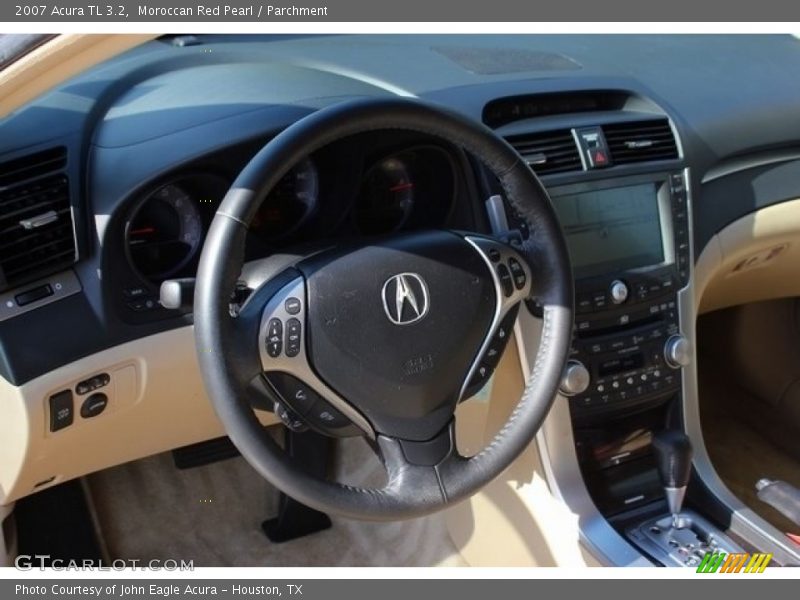 Moroccan Red Pearl / Parchment 2007 Acura TL 3.2