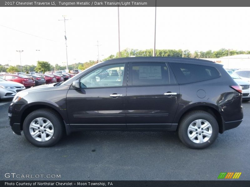 Tungsten Metallic / Dark Titanium/Light Titanium 2017 Chevrolet Traverse LS