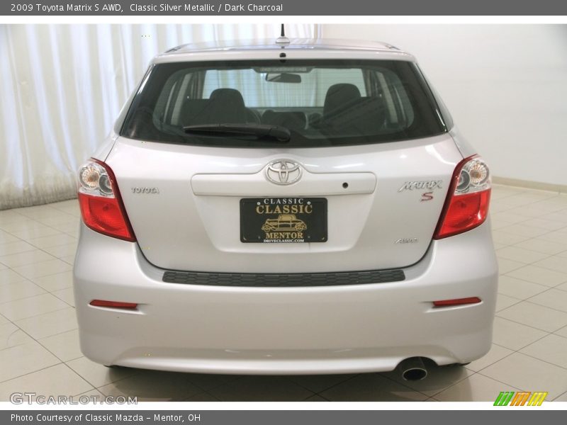 Classic Silver Metallic / Dark Charcoal 2009 Toyota Matrix S AWD