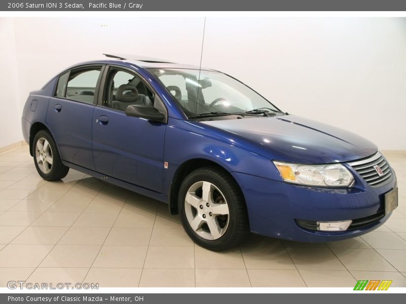 Pacific Blue / Gray 2006 Saturn ION 3 Sedan