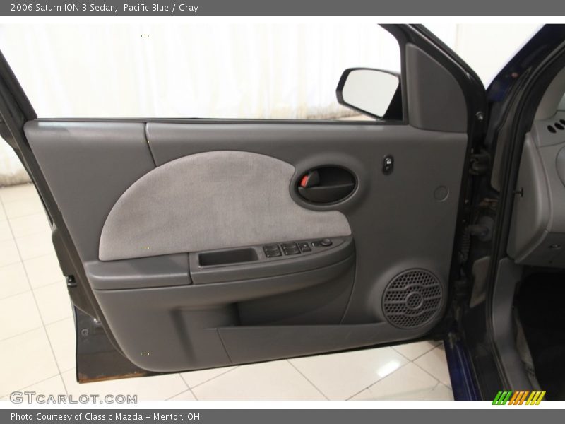 Pacific Blue / Gray 2006 Saturn ION 3 Sedan