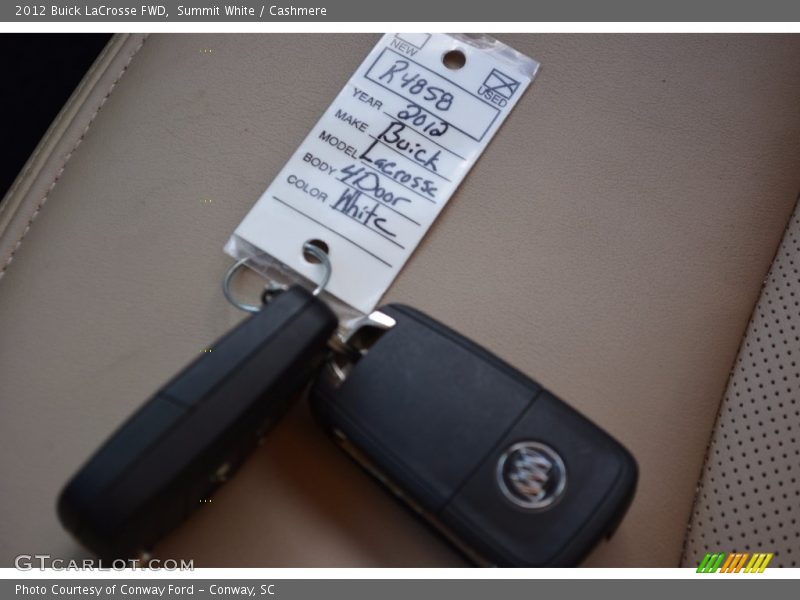 Summit White / Cashmere 2012 Buick LaCrosse FWD