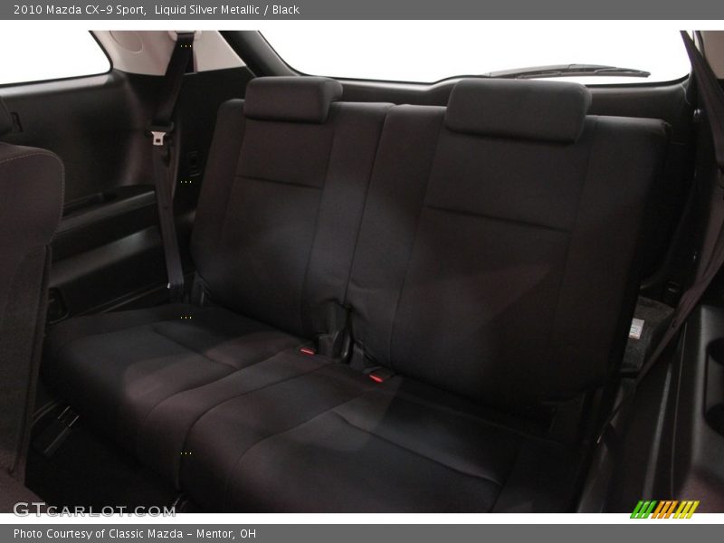 Liquid Silver Metallic / Black 2010 Mazda CX-9 Sport