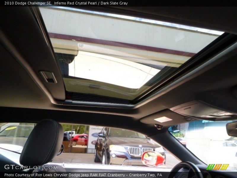 Inferno Red Crystal Pearl / Dark Slate Gray 2010 Dodge Challenger SE