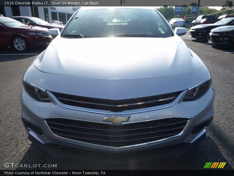 Silver Ice Metallic / Jet Black 2016 Chevrolet Malibu LT