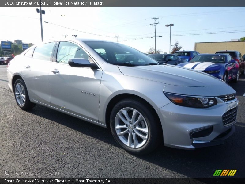 Silver Ice Metallic / Jet Black 2016 Chevrolet Malibu LT