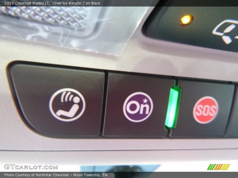 Silver Ice Metallic / Jet Black 2016 Chevrolet Malibu LT