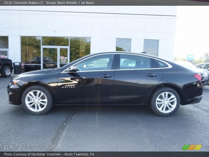 Mosaic Black Metallic / Jet Black 2016 Chevrolet Malibu LT