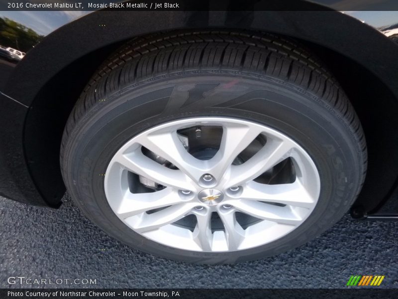 Mosaic Black Metallic / Jet Black 2016 Chevrolet Malibu LT