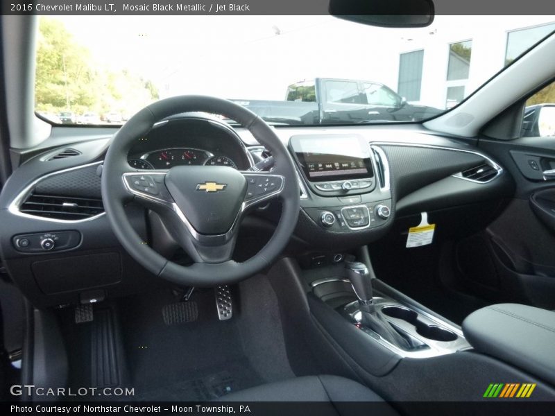 Mosaic Black Metallic / Jet Black 2016 Chevrolet Malibu LT