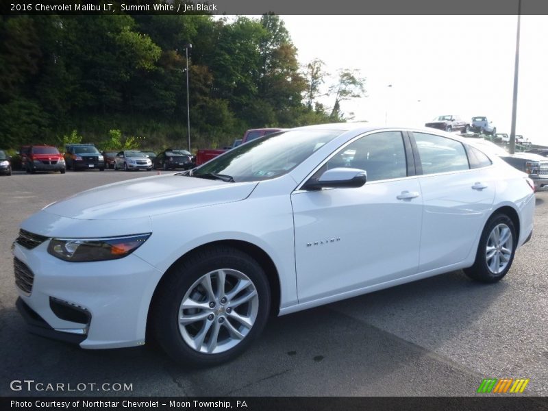 Summit White / Jet Black 2016 Chevrolet Malibu LT