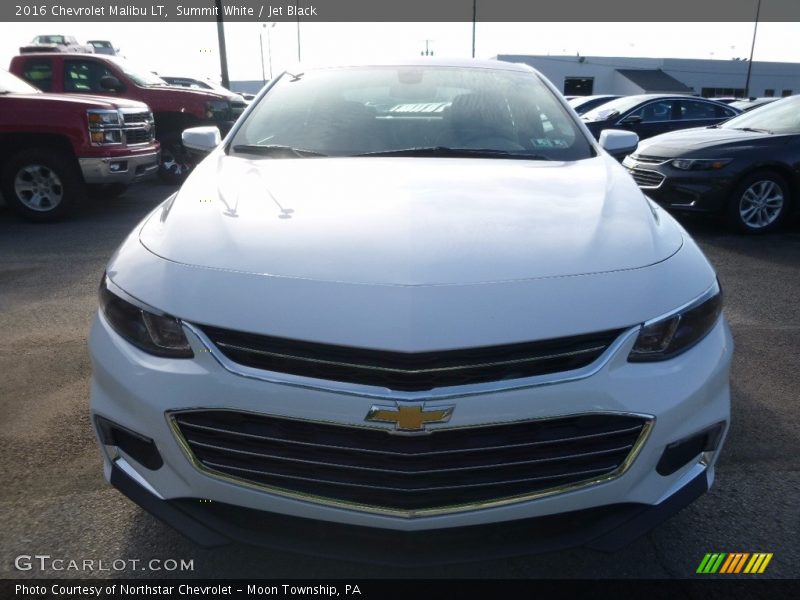 Summit White / Jet Black 2016 Chevrolet Malibu LT
