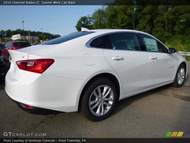 Summit White / Jet Black 2016 Chevrolet Malibu LT