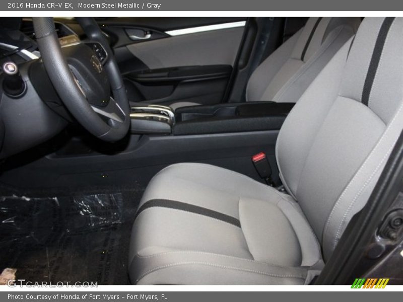 Modern Steel Metallic / Gray 2016 Honda CR-V EX