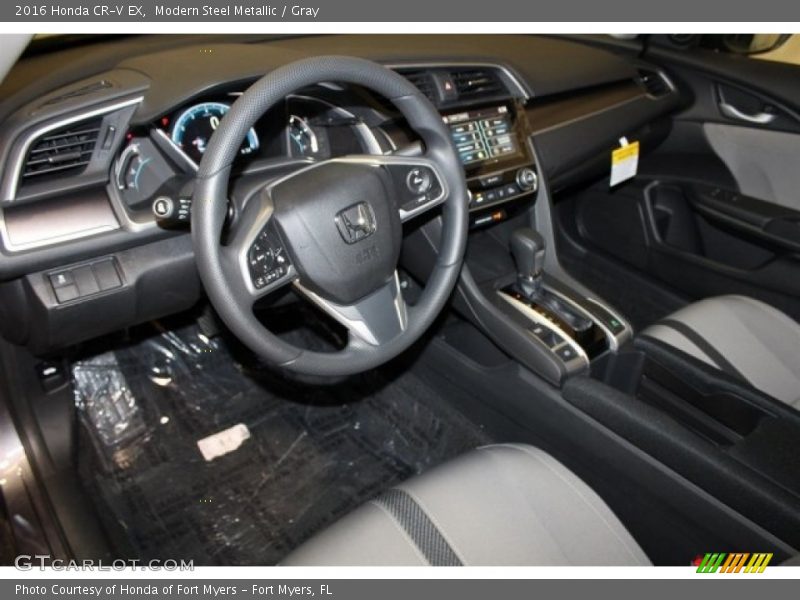 Modern Steel Metallic / Gray 2016 Honda CR-V EX
