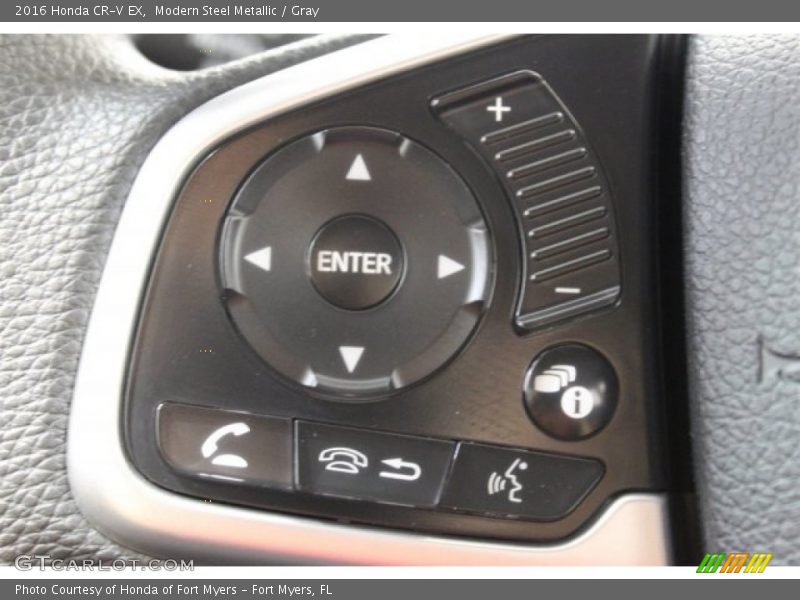 Modern Steel Metallic / Gray 2016 Honda CR-V EX