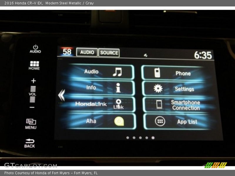 Modern Steel Metallic / Gray 2016 Honda CR-V EX
