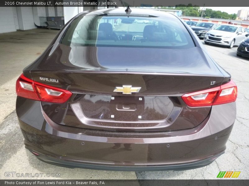 Autumn Bronze Metallic / Jet Black 2016 Chevrolet Malibu LT