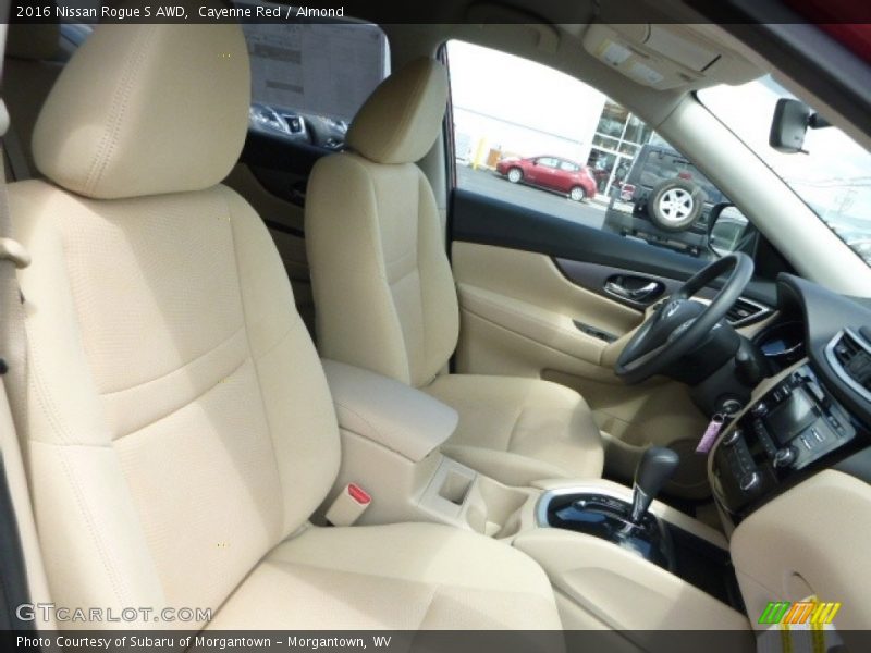 Cayenne Red / Almond 2016 Nissan Rogue S AWD